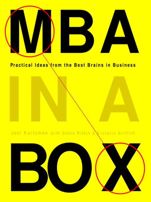 Title details for MBA in a Box by Joel Kurtzman - Available